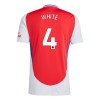 Maglia ufficiale Arsenal Ben White 4 Casa 2024-25 per Bambino